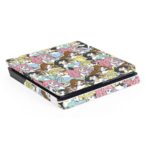 Disney Princess Disney Princesses Pattern PS4 Slim Skin