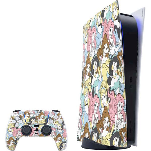 Disney Princess Disney Princesses Pattern PlayStation PS5 Skins