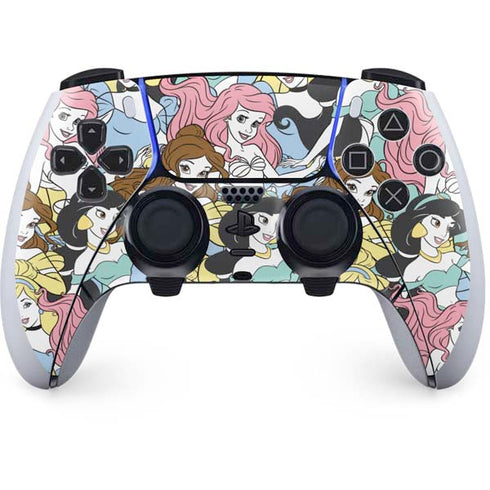 Disney Princess Disney Princesses Pattern PS5 DualSense Edge Pro Controller Skin