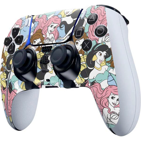 Disney Princess Disney Princesses Pattern PS5 DualSense Edge Pro Controller Skin