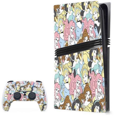 Disney Princess Disney Princesses Pattern PS5 Pro Bundle Skin