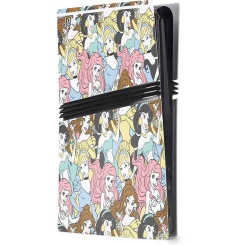 Disney Princess Disney Princesses Pattern PS5 Pro Console Skin