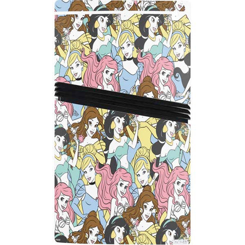 Disney Princess Disney Princesses Pattern PS5 Pro Console Skin