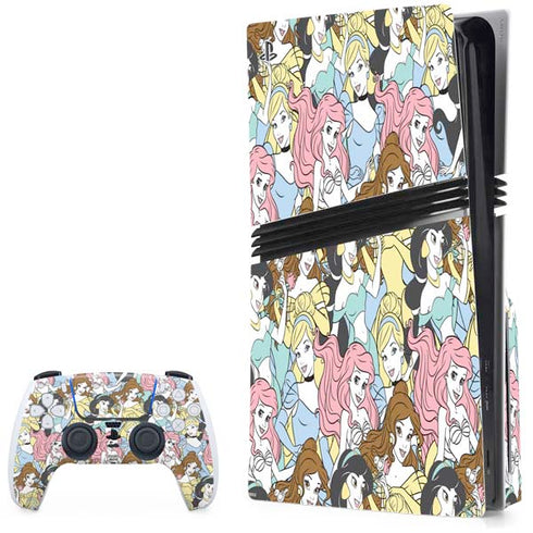 Disney Princess Disney Princesses Pattern PlayStation PS5 Skins