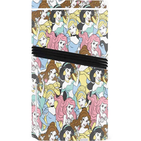 Disney Princess Disney Princesses Pattern PS5 Pro Disk Console Skin