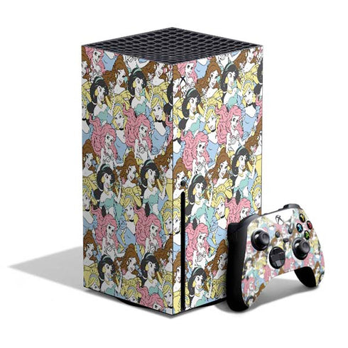 Disney Princess Disney Princesses Pattern Xbox Series X Bundle Skin