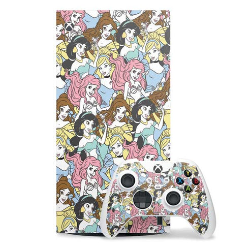 Disney Princess Disney Princesses Pattern Xbox Series X Skins