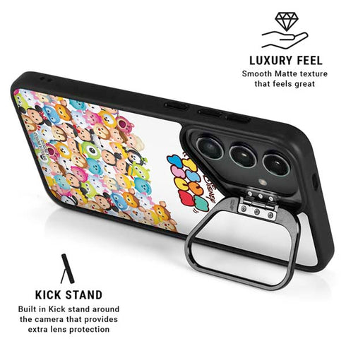 Disney Tsum Tsum Art Galaxy S25 Kickstand Case