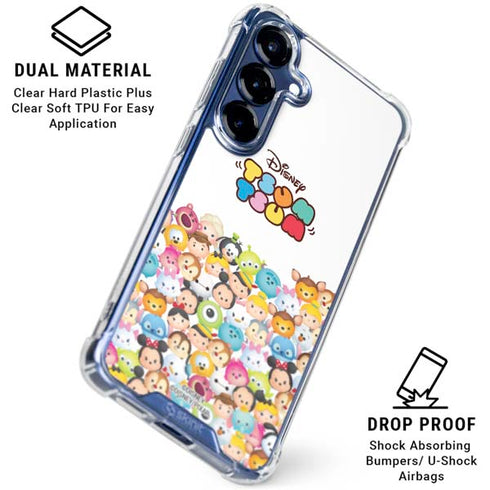 Disney Tsum Tsum Art Galaxy S25 Clear Case