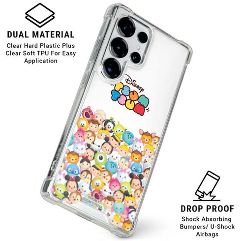 Disney Tsum Tsum Art Galaxy S25 Ultra Clear Case