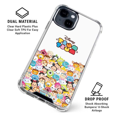 Disney Tsum Tsum Art iPhone 15 Clear Case