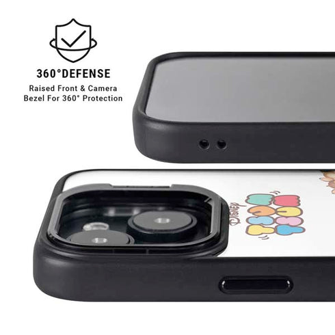 Disney Tsum Tsum Art iPhone 15 Plus Kickstand Case