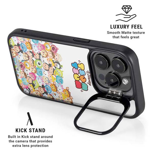 Disney Tsum Tsum Art iPhone 16 Pro Max Kickstand Case