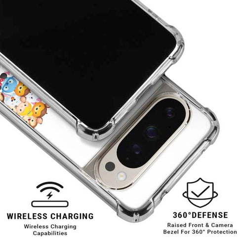 Disney Tsum Tsum Art Pixel 9/9 Pro Clear Case