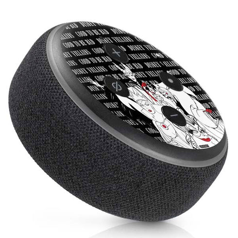 Disney Villains Characters Art Amazon Echo Dot Skin