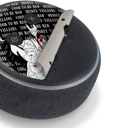 Disney Villains Characters Art Amazon Echo Dot Skin