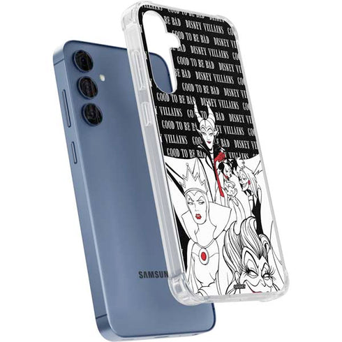 Disney Villains Characters Art Galaxy A35 5G Clear Case