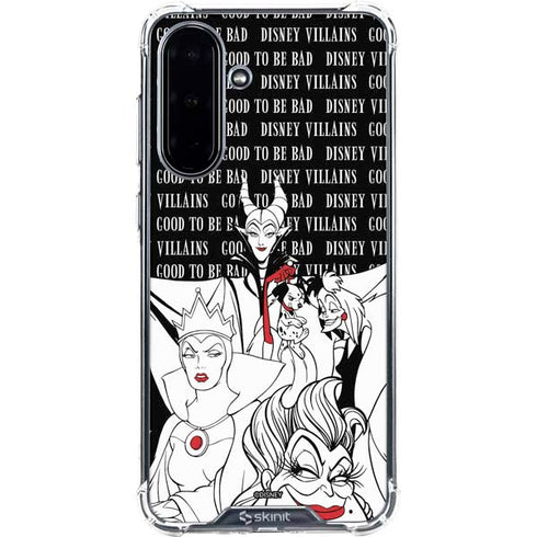 Disney Villains Characters Art Galaxy A36 5G Clear Case