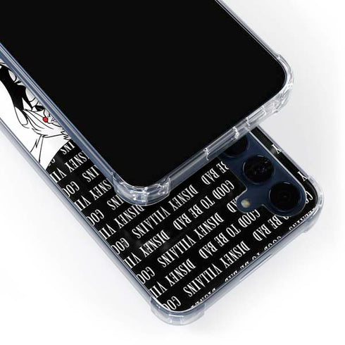 Disney Villains Characters Art Galaxy A55 5G Clear Case