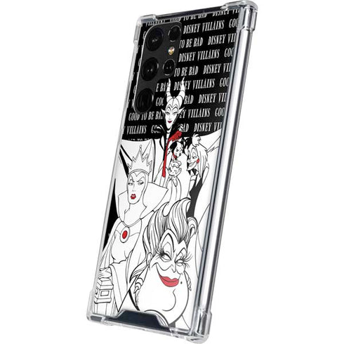 Disney Villains Characters Art Galaxy S23 Ultra Clear Case