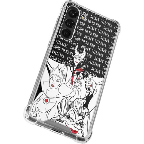 Disney Villains Characters Art Galaxy S24 FE Clear Case