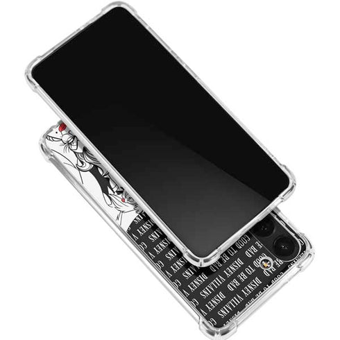 Disney Villains Characters Art Galaxy S24 FE Clear Case