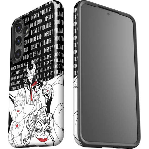 Disney Villains Characters Art Galaxy S25 Plus Impact Case