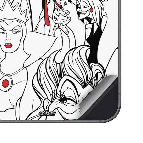 Disney Villains Characters Art Galaxy S25 Plus Skin