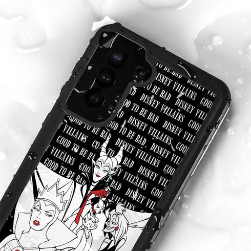 Disney Villains Characters Art Galaxy S24 Plus Waterproof Case
