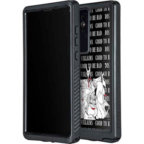 Disney Villains Characters Art Galaxy S24 Ultra Waterproof Case