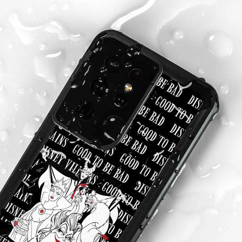Disney Villains Characters Art Galaxy S24 Ultra Waterproof Case