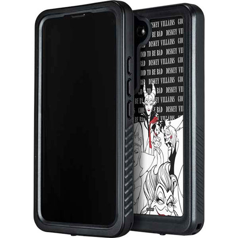 Disney Villains Characters Art Galaxy S24 Waterproof Case