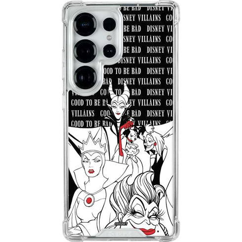 Disney Villains Characters Art Galaxy S25 Ultra Clear Case