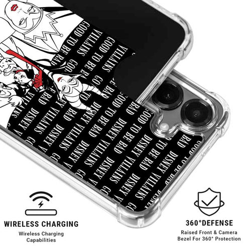 Disney Villains Characters Art Galaxy S26 Plus Clear Case