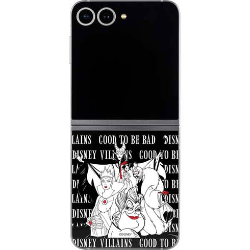 Disney Villains Characters Art Galaxy Z Flip6 Skin