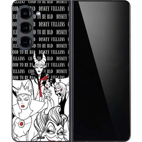 Disney Villains Characters Art Galaxy Z Fold5 5G Skin
