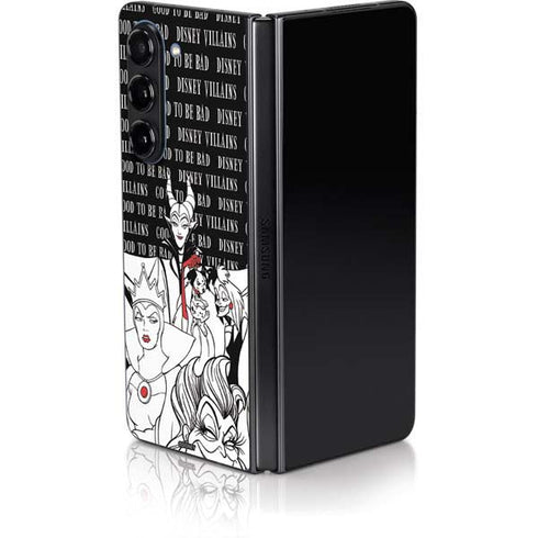 Disney Villains Characters Art Galaxy Z Fold5 5G Skin