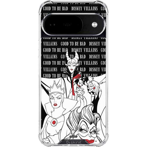 Disney Villains Characters Art Google Pixel 10 Clear Case