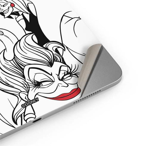 Disney Villains Characters Art Apple iPad Air Skin