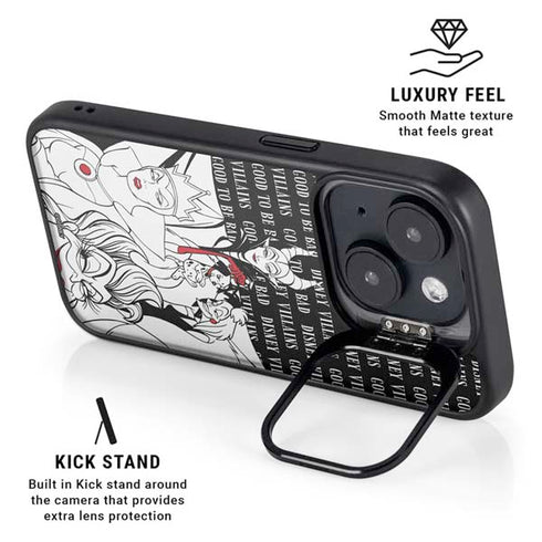 Disney Villains Characters Art iPhone 14 Kickstand Case