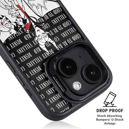 Disney Villains Characters Art iPhone 14 Kickstand Case