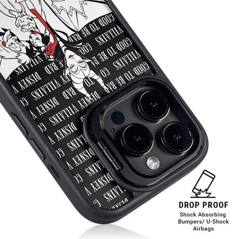 Disney Villains Characters Art iPhone 14 Pro Max Kickstand Case