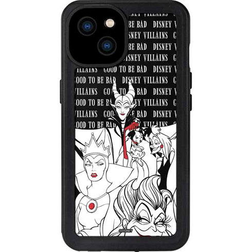Disney Villains Characters Art iPhone 15 Plus Waterproof Case