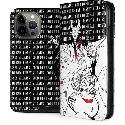 Disney Villains Characters Art iPhone 15 Pro Max Folio Case