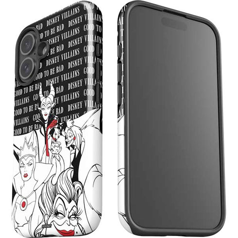 Disney Villains Characters Art iPhone 16 Impact Case