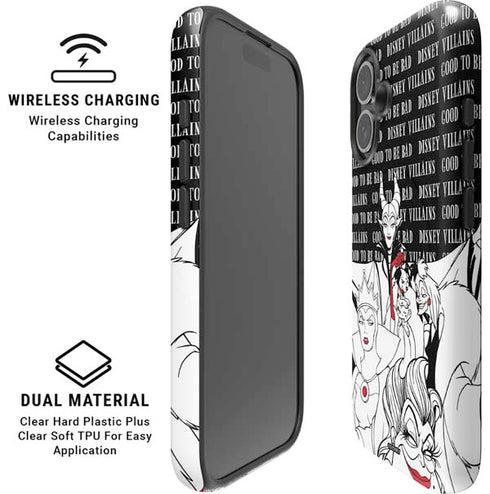 Disney Villains Characters Art iPhone 16 Magsafe Impact Case