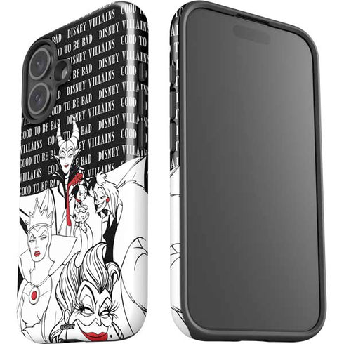Disney Villains Characters Art iPhone 16 Plus Impact Case
