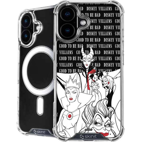 Disney Villains Characters Art iPhone 16 Plus MagSafe Case