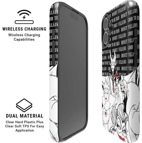Disney Villains Characters Art iPhone 16 Plus Magsafe Impact Case