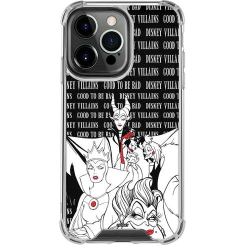 Disney Villains Characters Art iPhone 16 Pro Clear Case